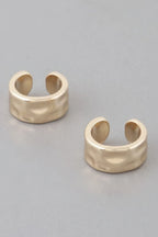 Delicate Dent Hoop Earrings | Mixtshop LLC