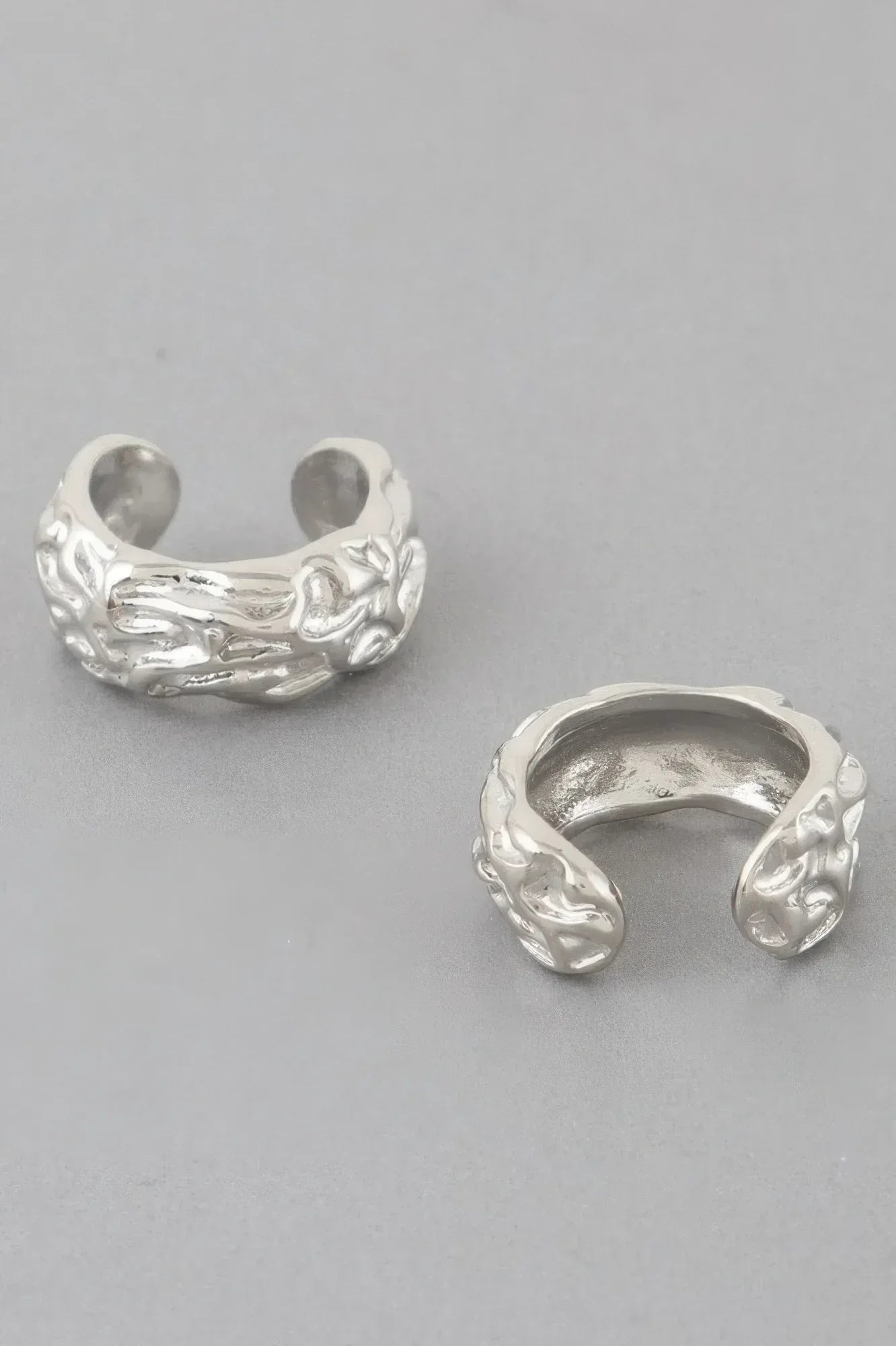 Abstract Ripple Hoop Earrings | Mixtshop LLC