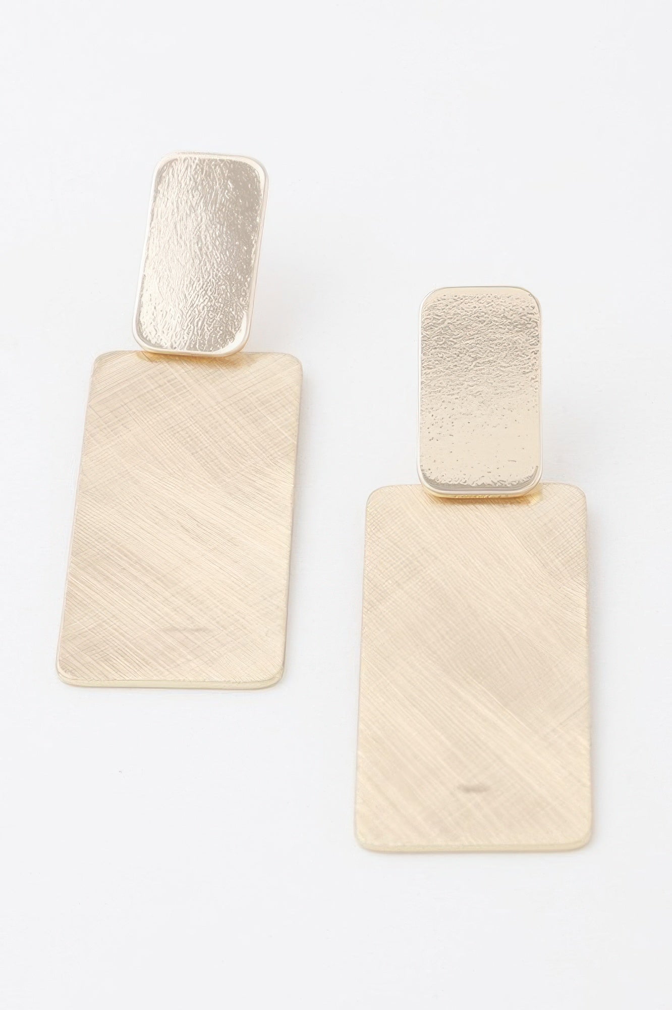 Abstract Bar Drop Earrings Secondary image