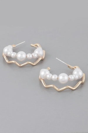 Zig 2as Faux Pearl Earrings | Mixtshop LLC