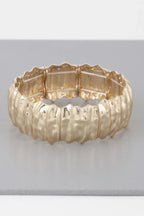 Multi Hammered Metal Bracelet | Mixtshop LLC