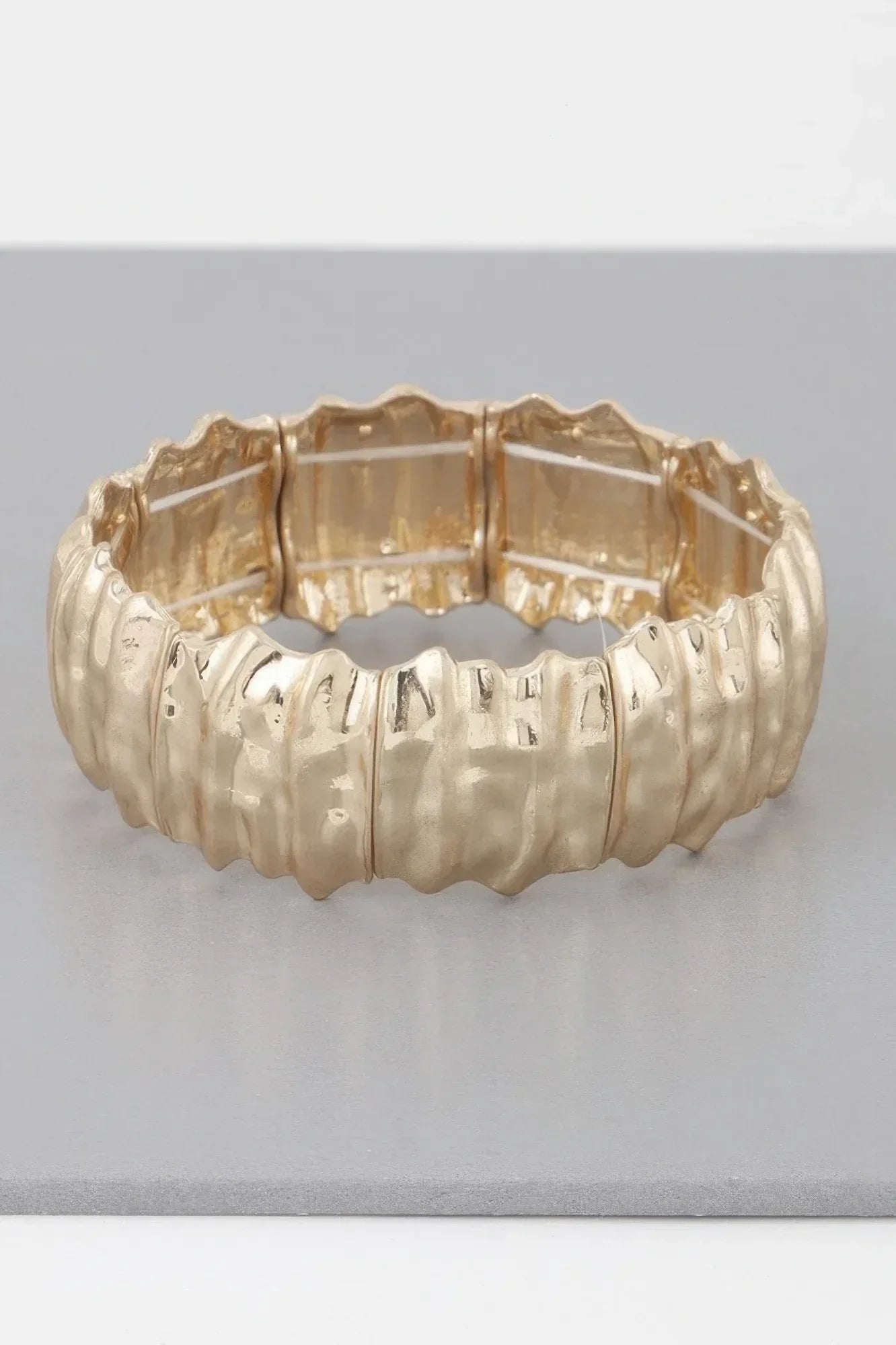 Multi Hammered Metal Bracelet | Mixtshop LLC