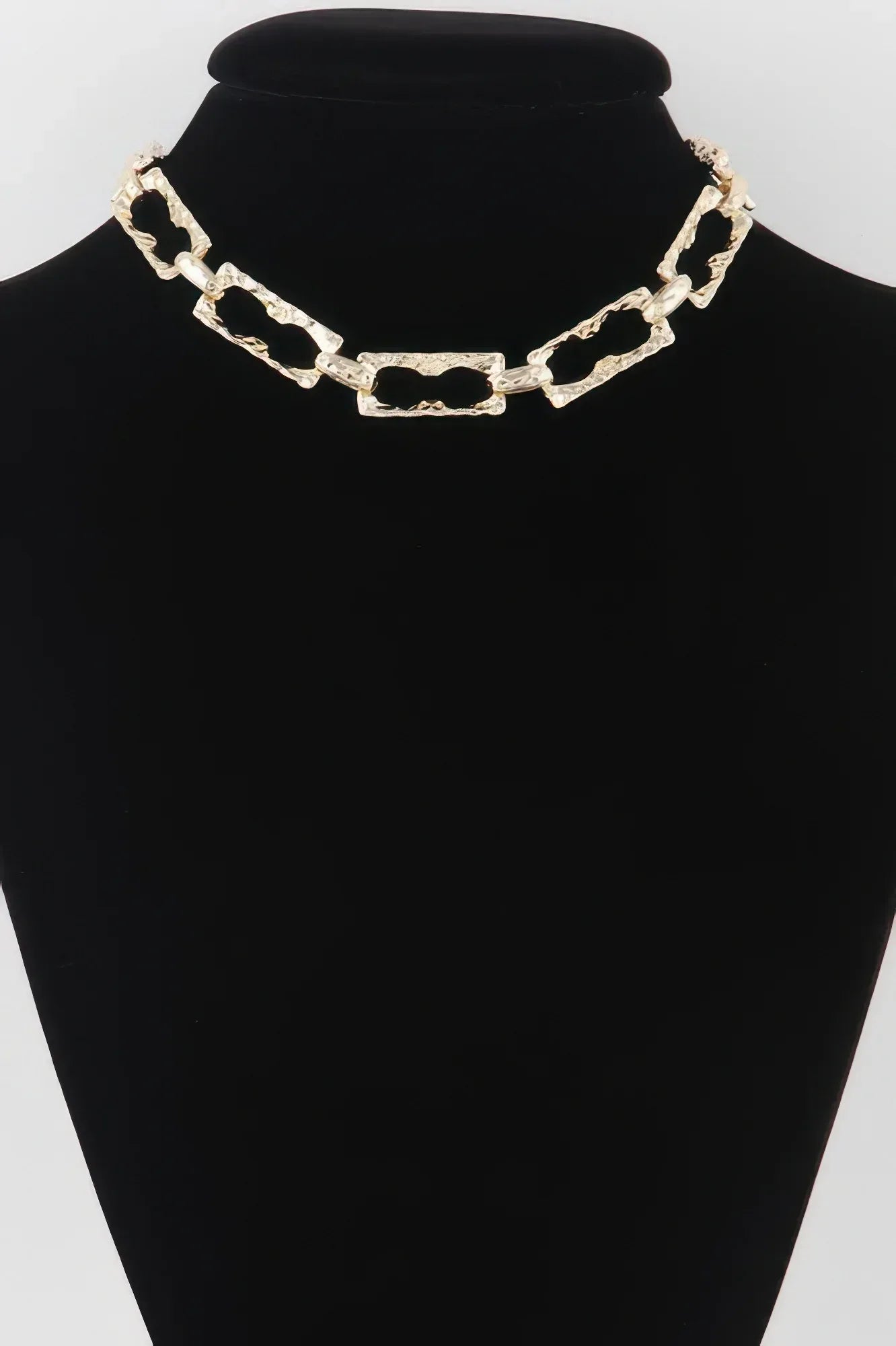 Hammered Link Chain Necklace | Mixtshop LLC Main image