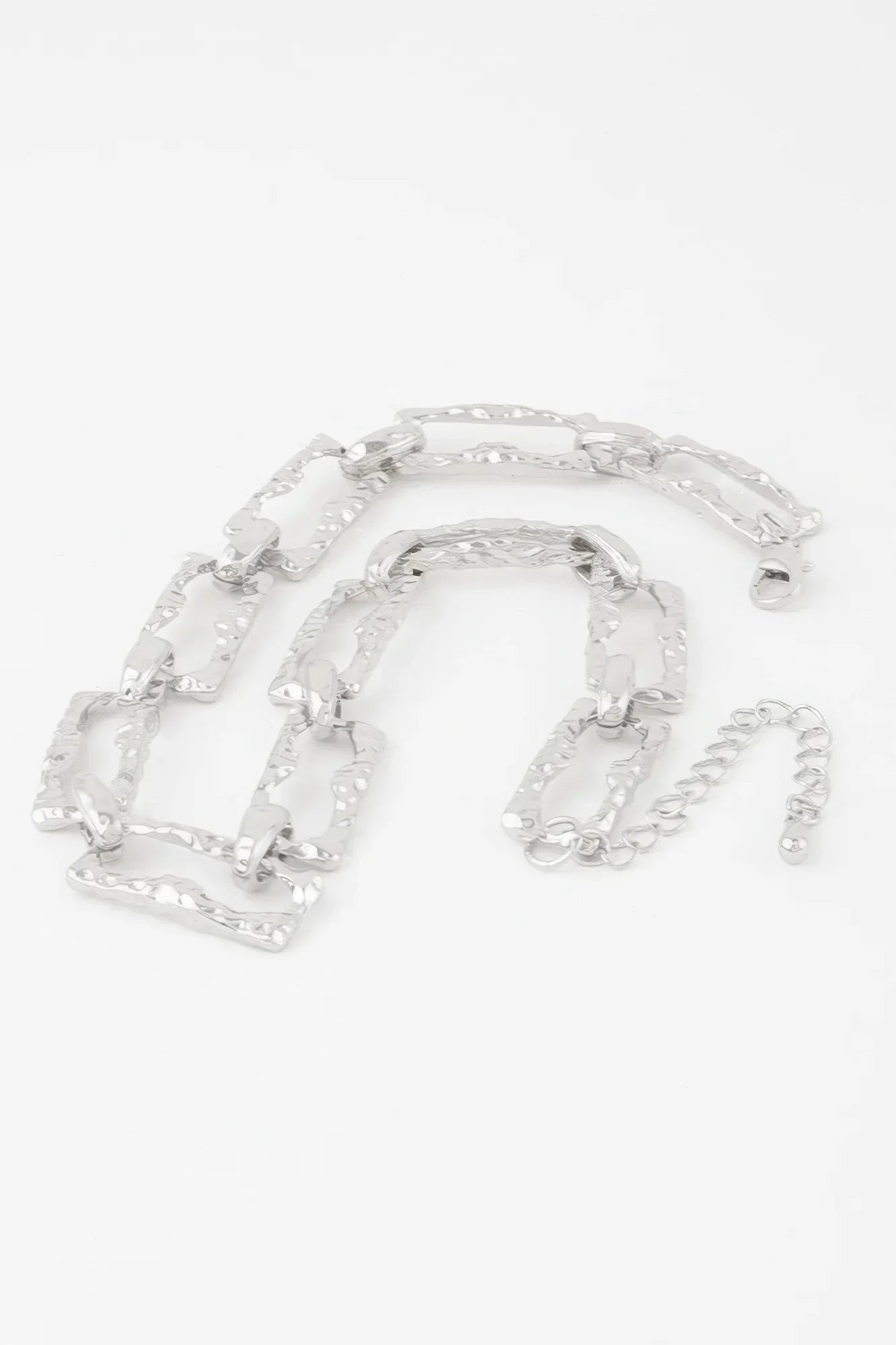 Hammered Link Chain Necklace | Mixtshop LLC
