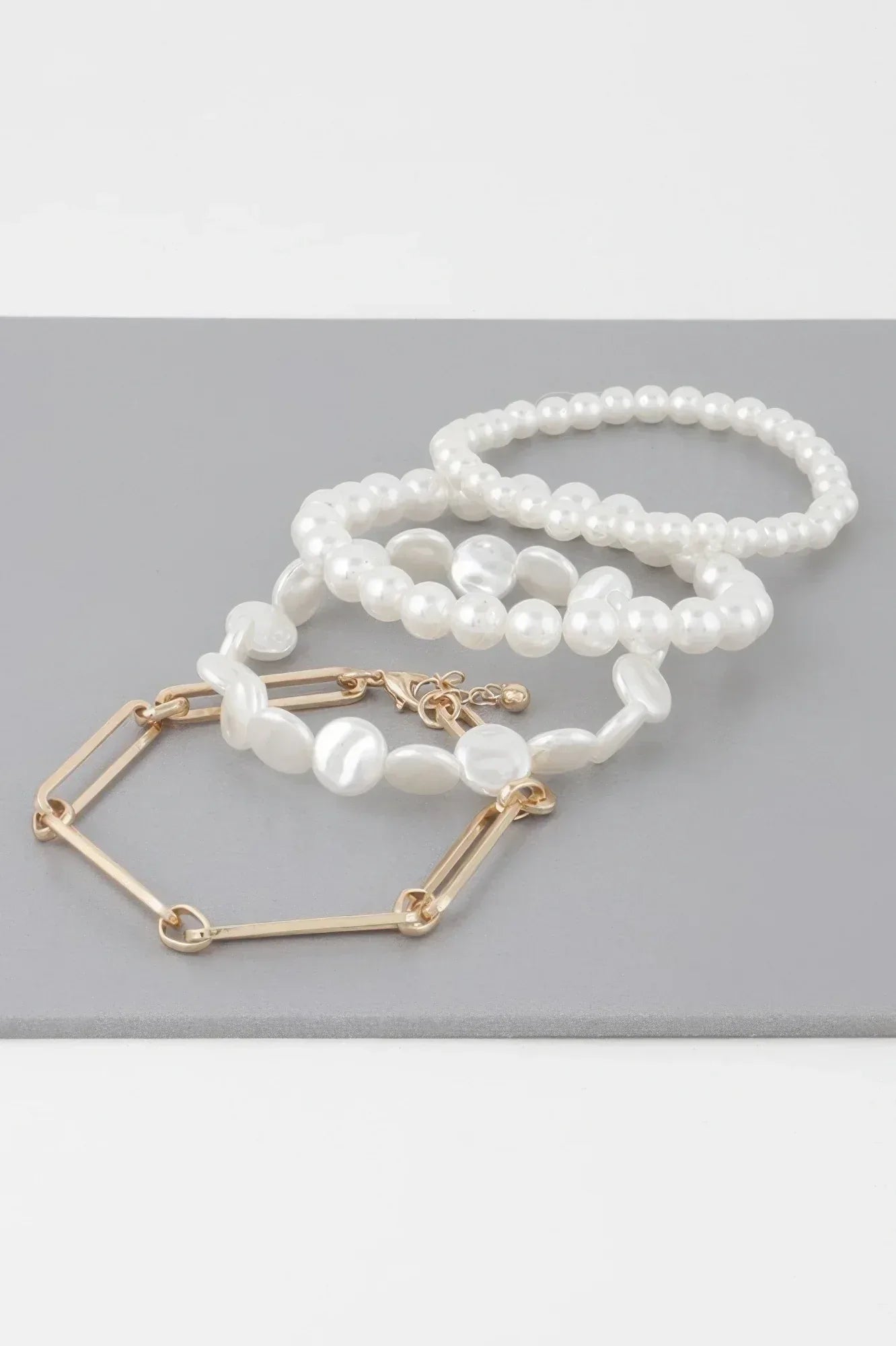 Multi Faux Pearls Bracelet | Mixtshop LLC