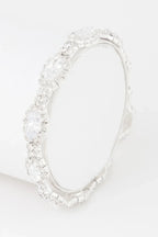 Rhinestone Curb Chain Cuff Bracelet | Mixtshop LLC