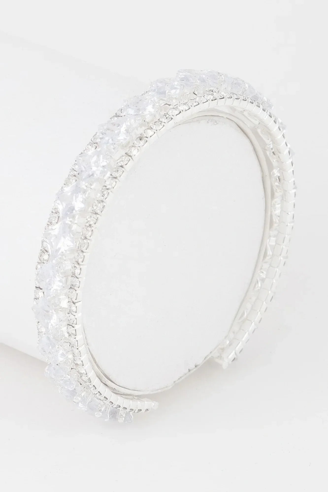 Classic Cubic Rhinestone Cuff Bracelet | Mixtshop LLC