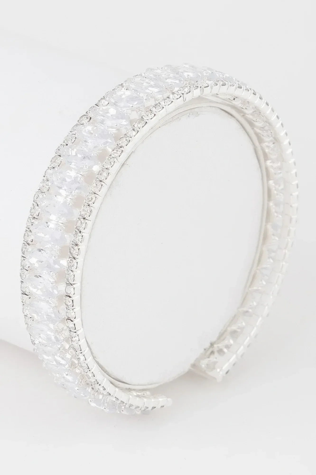 Classic Crystal Bar Cuff Bracelet | Mixtshop LLC