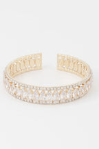 Classic Crystal Bar Cuff Bracelet | Mixtshop LLC