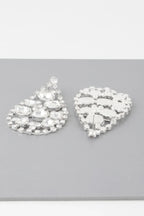 Rhinestone Tear Drop Earrings | Mixtshop LLC
