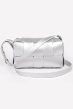 Faux Leather Braided Zip Bag | Mixtshop LLC