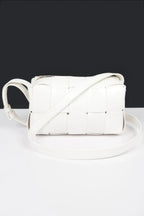 Faux Leather Braided Zip Bag | Mixtshop LLC