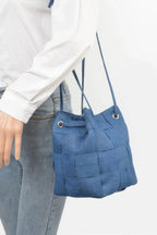 Braided Denim Bucket Bag | Mixtshop LLC