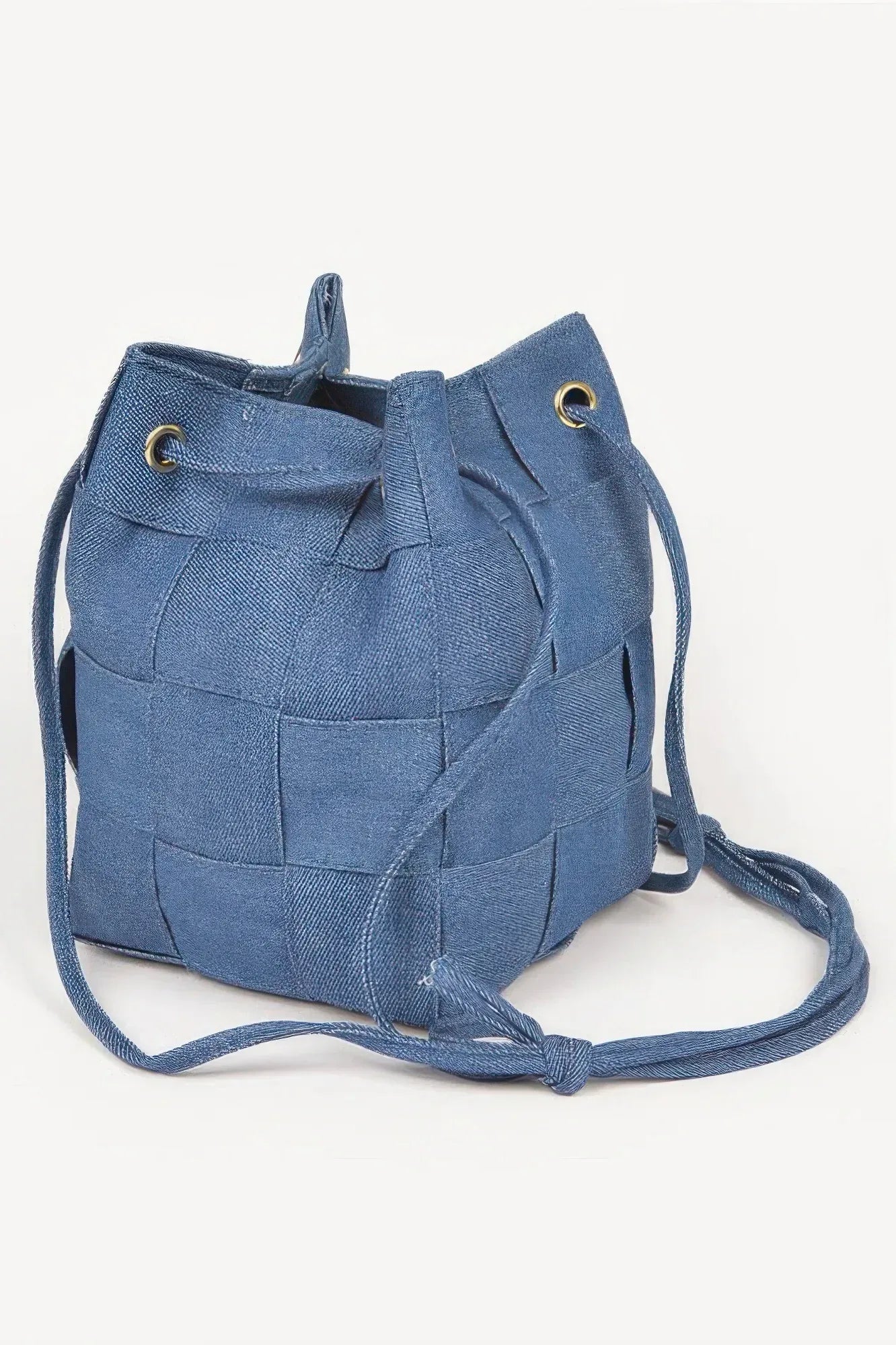 Braided Denim Bucket Bag | Mixtshop LLC