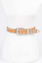 Rhinestone Multi Metal Belt | Mixtshop LLC