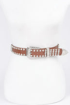 Rhinestone Multi Metal Belt | Mixtshop LLC