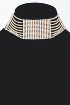 Rhinestone Choker Necklace | Mixtshop LLC