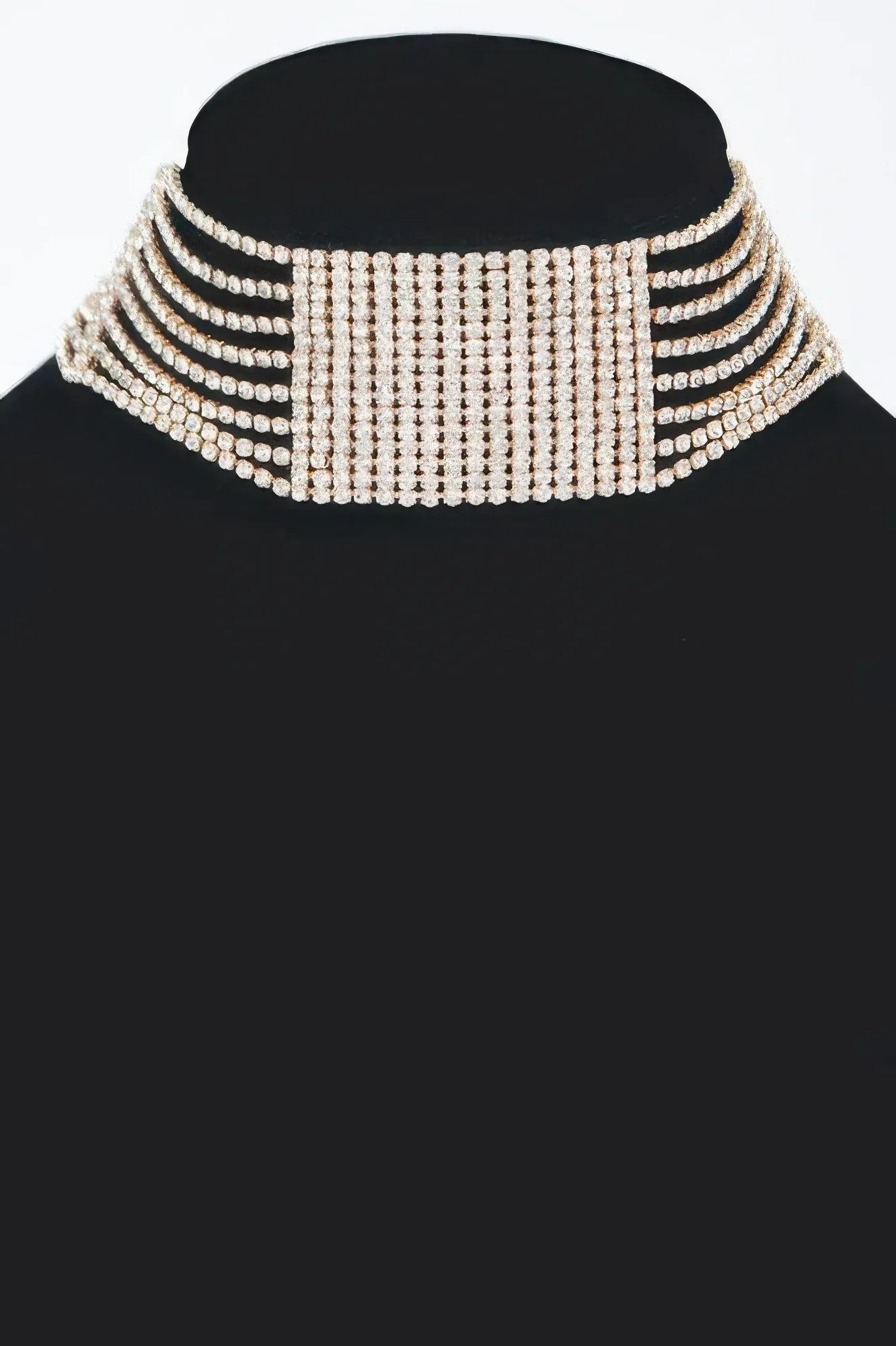 Rhinestone Choker Necklace | Mixtshop LLC