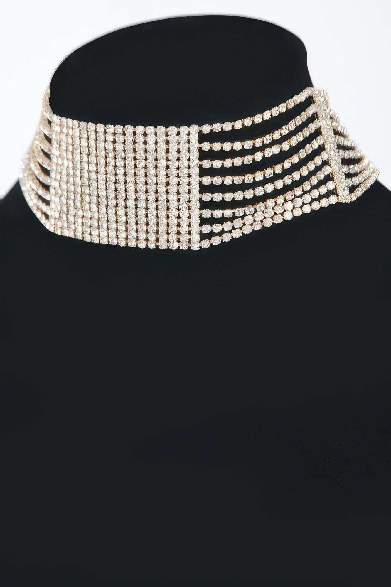 Rhinestone Choker Necklace Secondary image