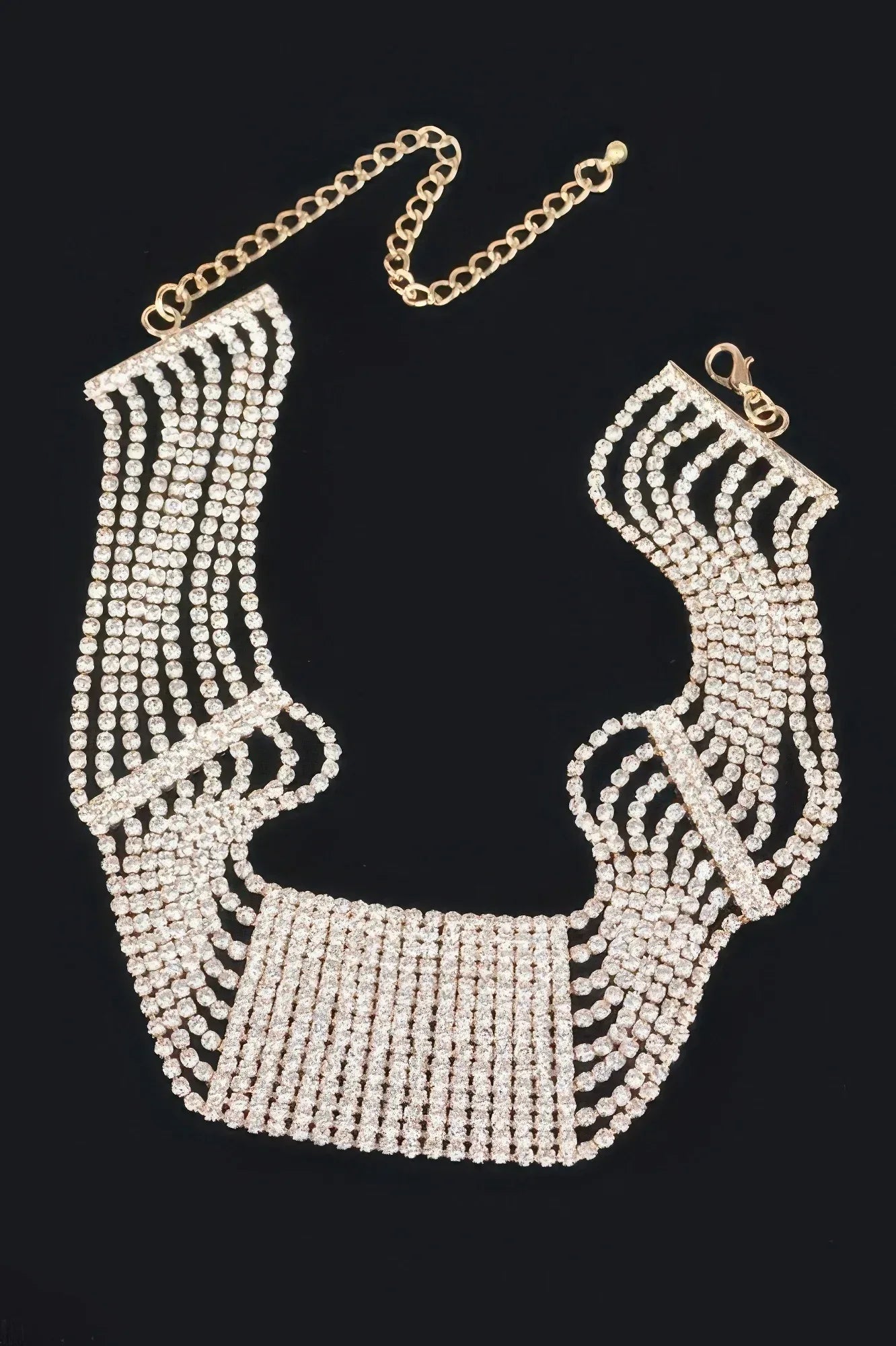 Rhinestone Choker Necklace | Mixtshop LLC