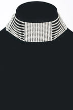 Rhinestone Choker Necklace | Mixtshop LLC