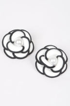 Faux Pearl Flower Stud Earring | Mixtshop LLC