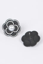 Faux Pearl Acrylic Flower Earring | Mixtshop LLC