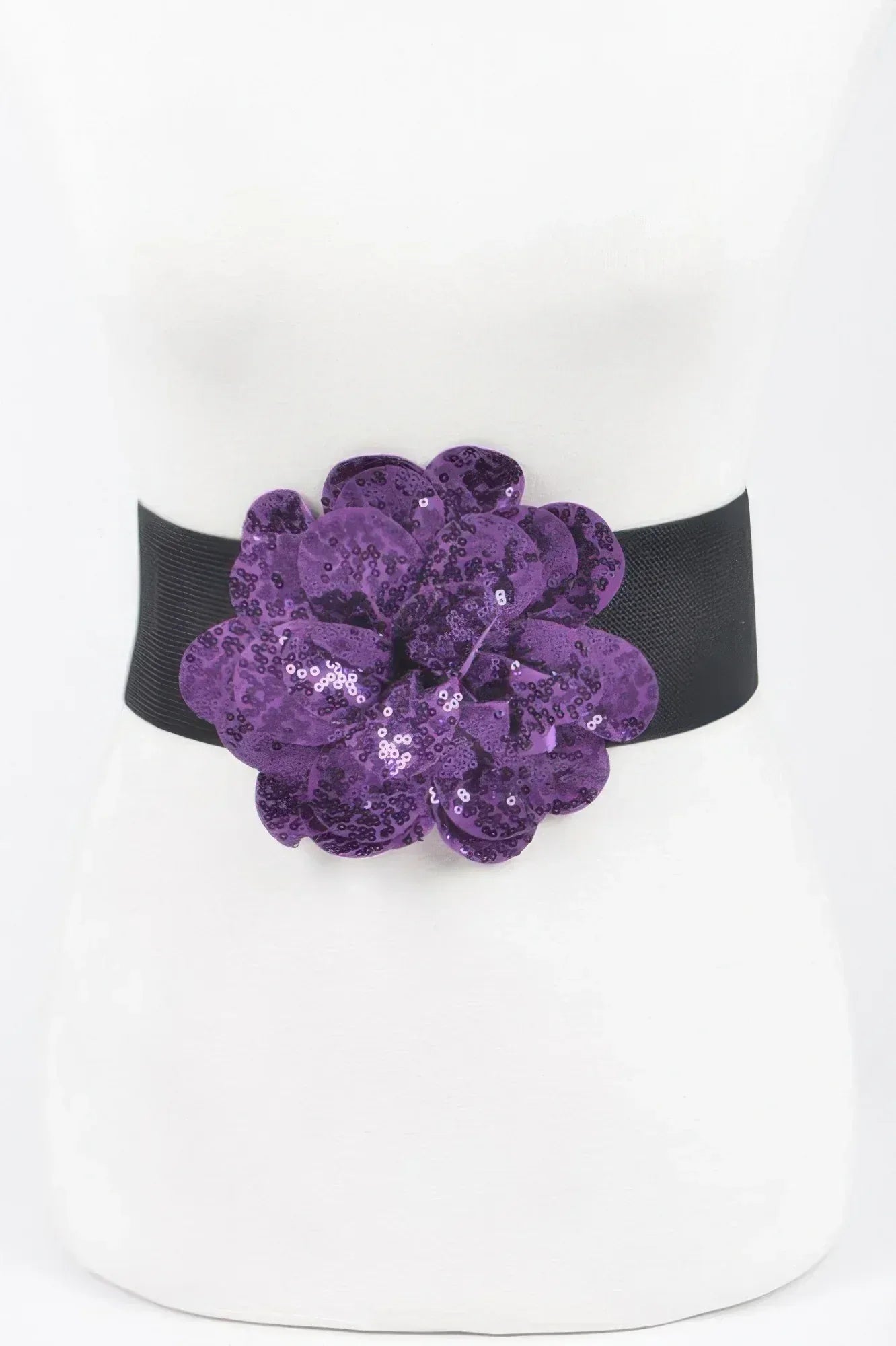 Sequins Flower Elastic Belt | Mixtshop LLC