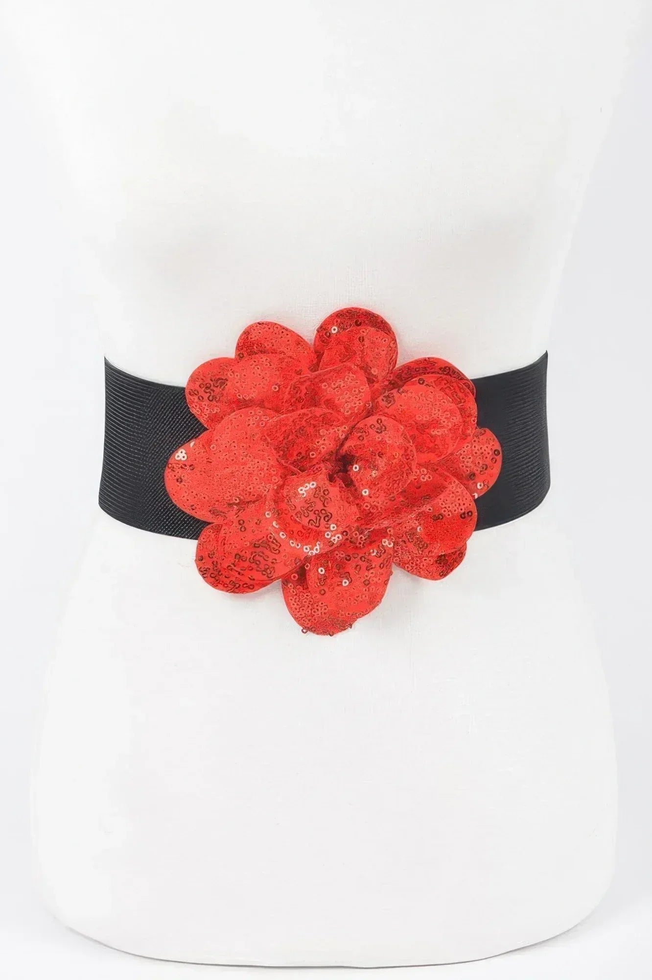 Sequins Flower Elastic Belt | Mixtshop LLC