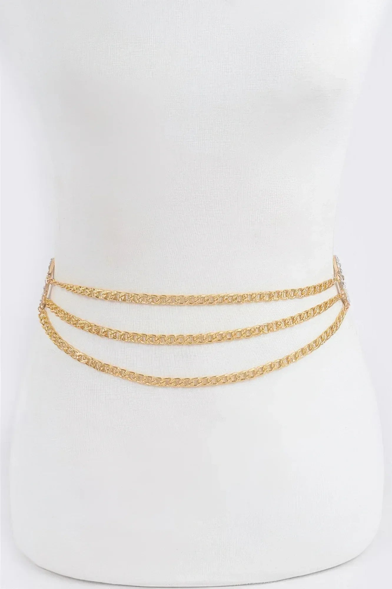 Chain Belt W/ Stone Ring | Mixtshop LLC Main image