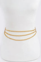 Chain Belt W/ Stone Ring | Mixtshop LLC