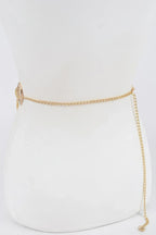 Chain Belt W/ Stone Ring | Mixtshop LLC