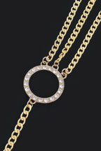 Chain Belt W/ Stone Ring | Mixtshop LLC