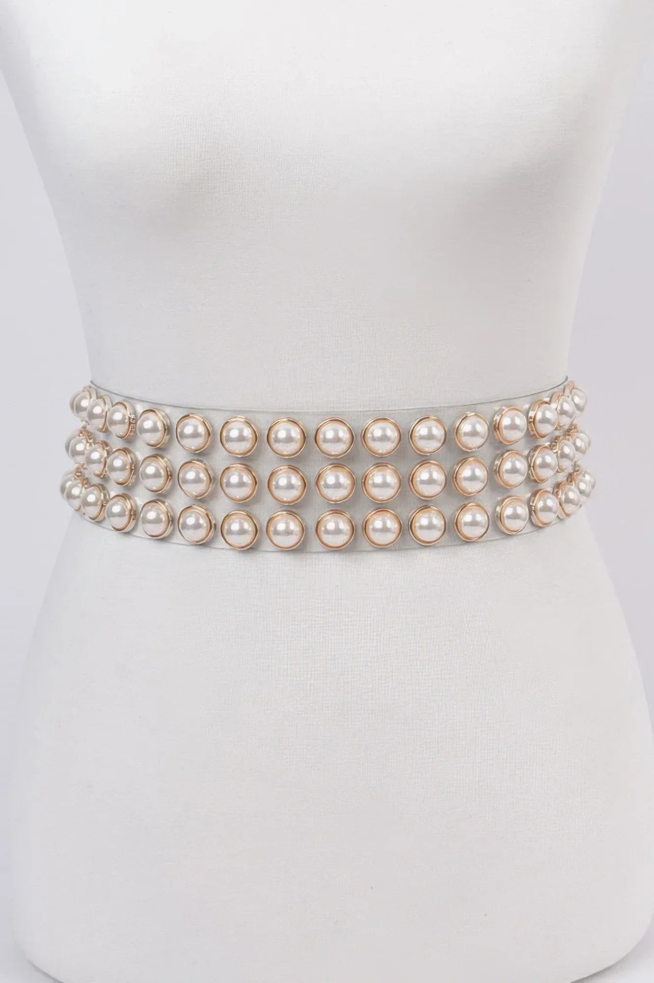 Pearl See Through Belt | Mixtshop LLC Main image
