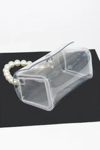 Transparent Pearl Handle Flap Bag | Mixtshop LLC