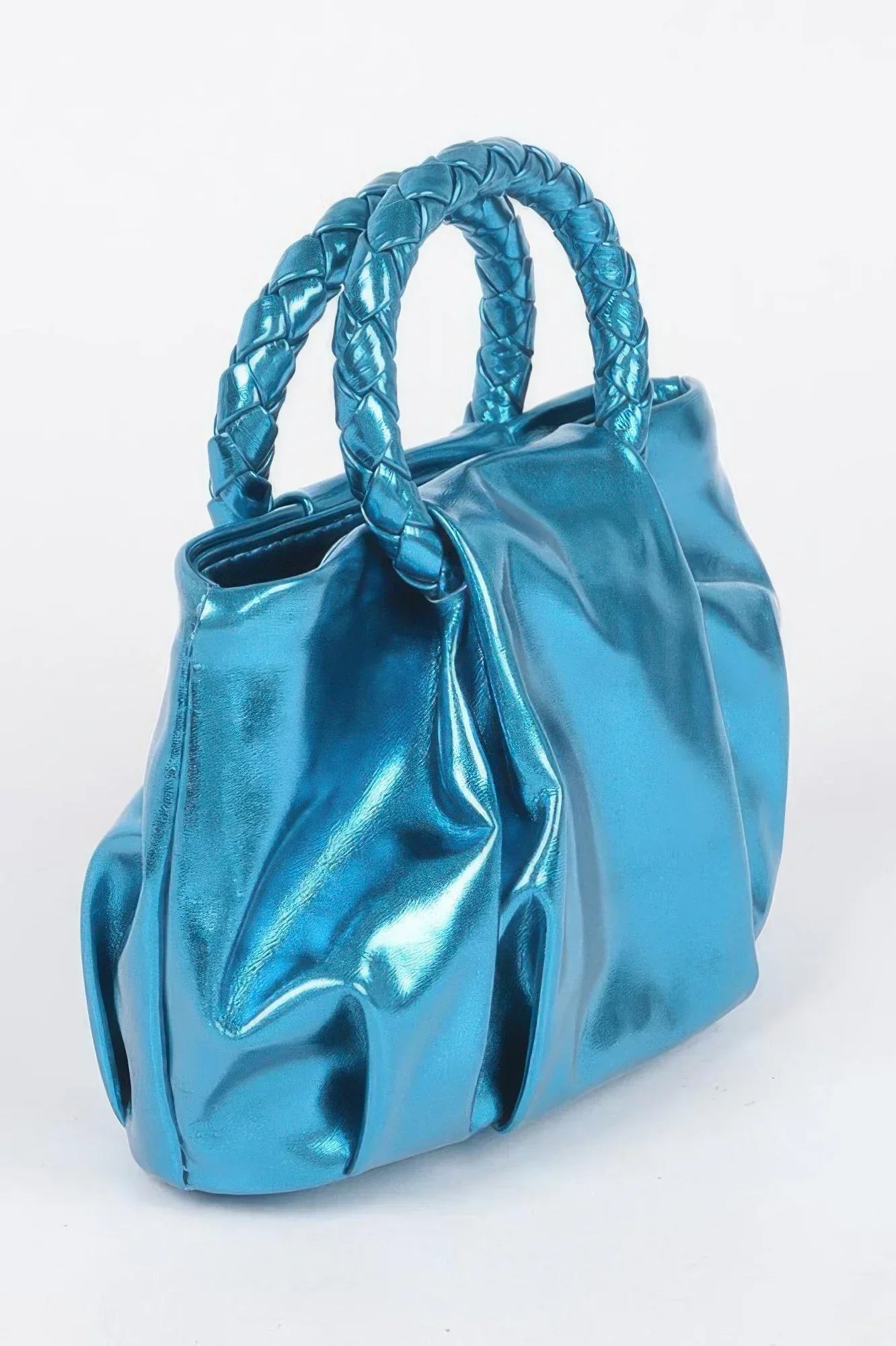 Metallic Top Handle Crossbody Bag Secondary image