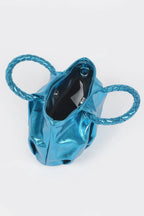Metallic Top Handle Crossbody Bag | Mixtshop LLC