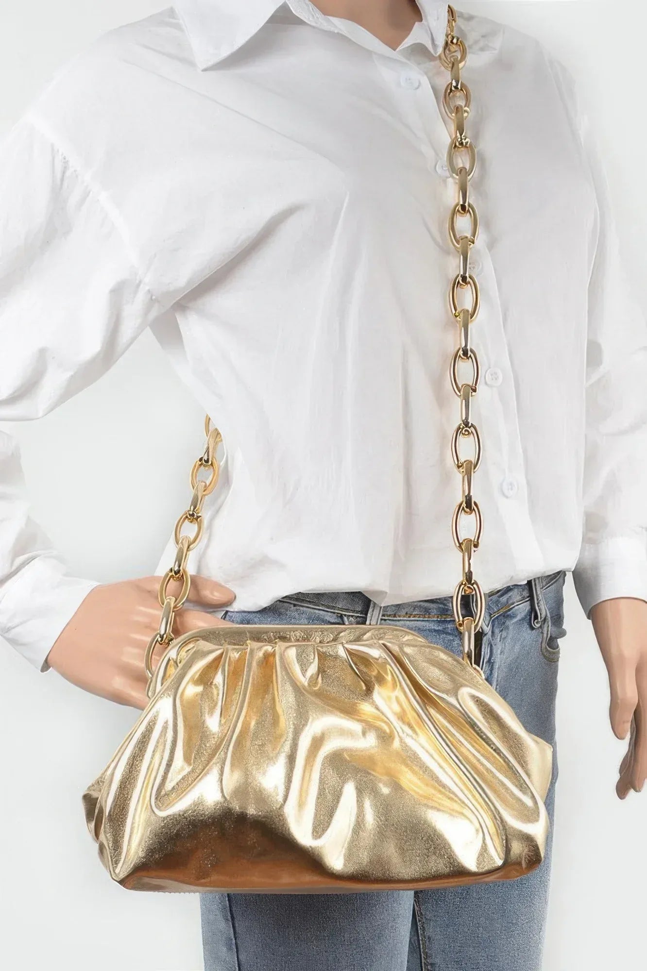 Metallic Pouch W Ccb Resin Chain | Mixtshop LLC Main image