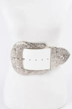 Oversized Buckle Plus Size Belt | Mixtshop LLC