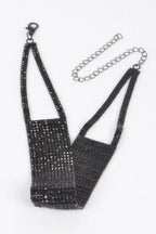 Round Rhinestone Choker Necklace | Mixtshop LLC