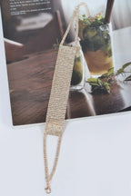 Round Rhinestone Choker Necklace | Mixtshop LLC