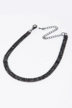 Circle Rhinestone Party Choker Necklace | Mixtshop LLC