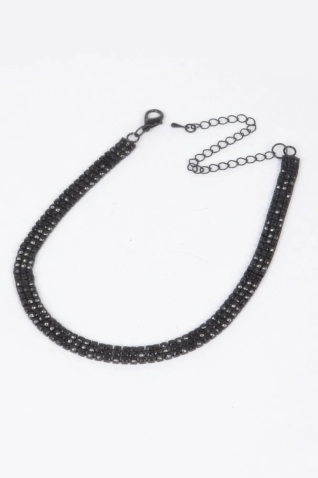 Circle Rhinestone Party Choker Necklace | Mixtshop LLC