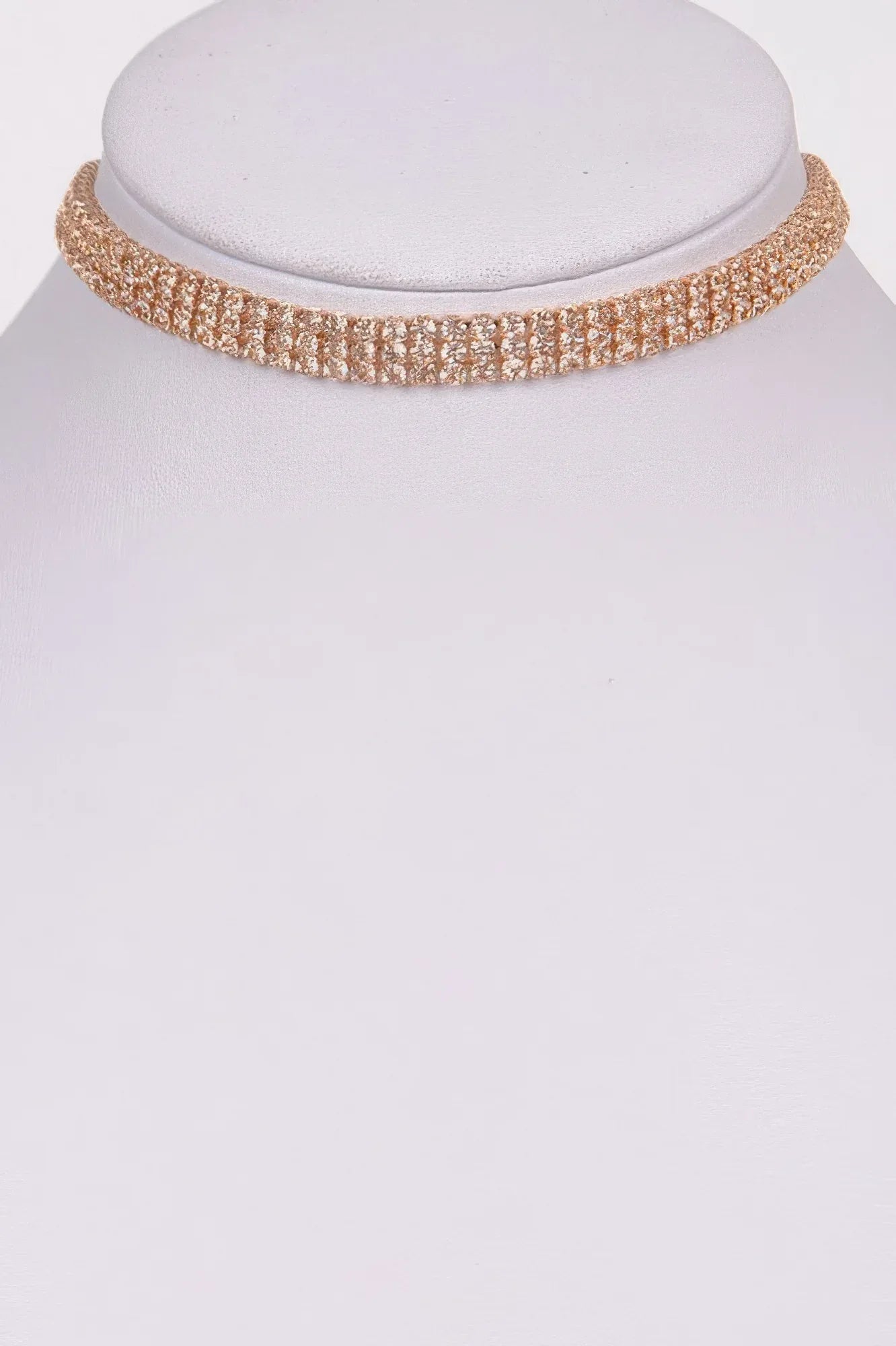 Circle Rhinestone Party Choker Necklace | Mixtshop LLC