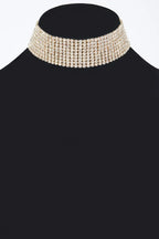 Sparkle Rhinestone Choker Necklace | Mixtshop LLC