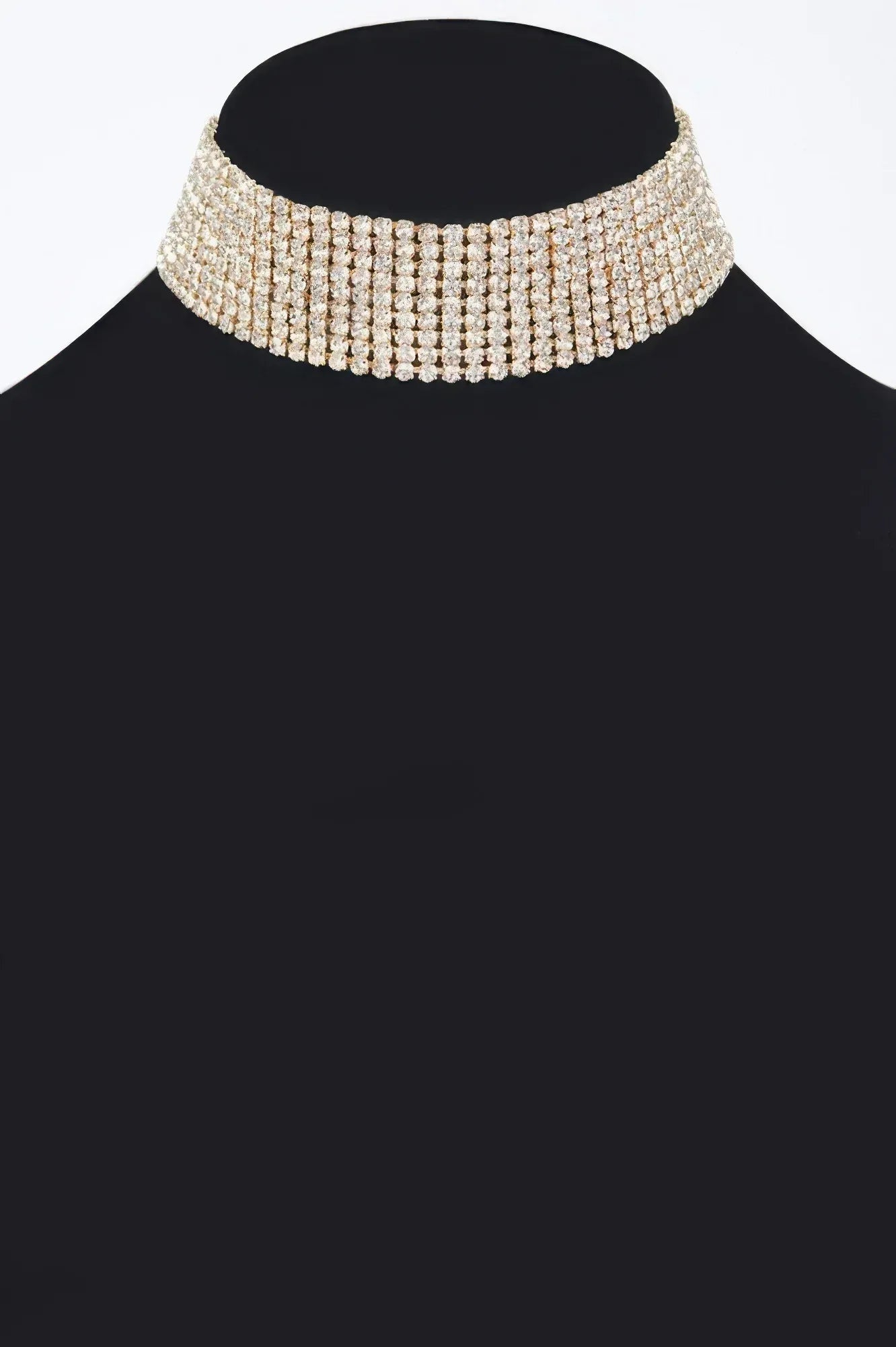 Sparkle Rhinestone Choker Necklace | Mixtshop LLC