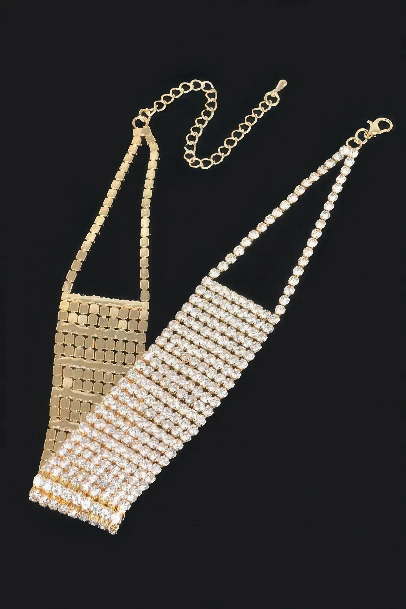 Sparkle Rhinestone Choker Necklace | Mixtshop LLC