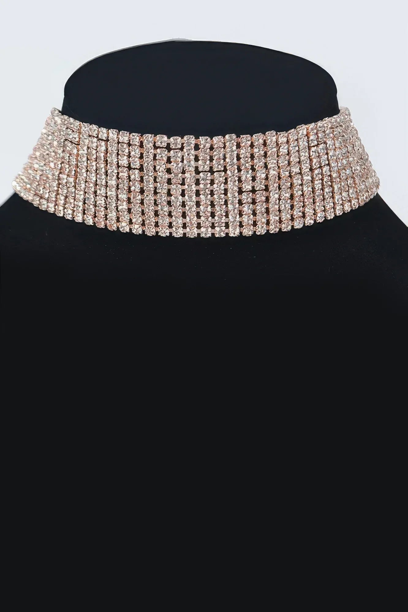 Sparkle Rhinestone Choker Necklace | Mixtshop LLC