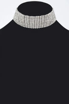 Sparkle Rhinestone Choker Necklace | Mixtshop LLC