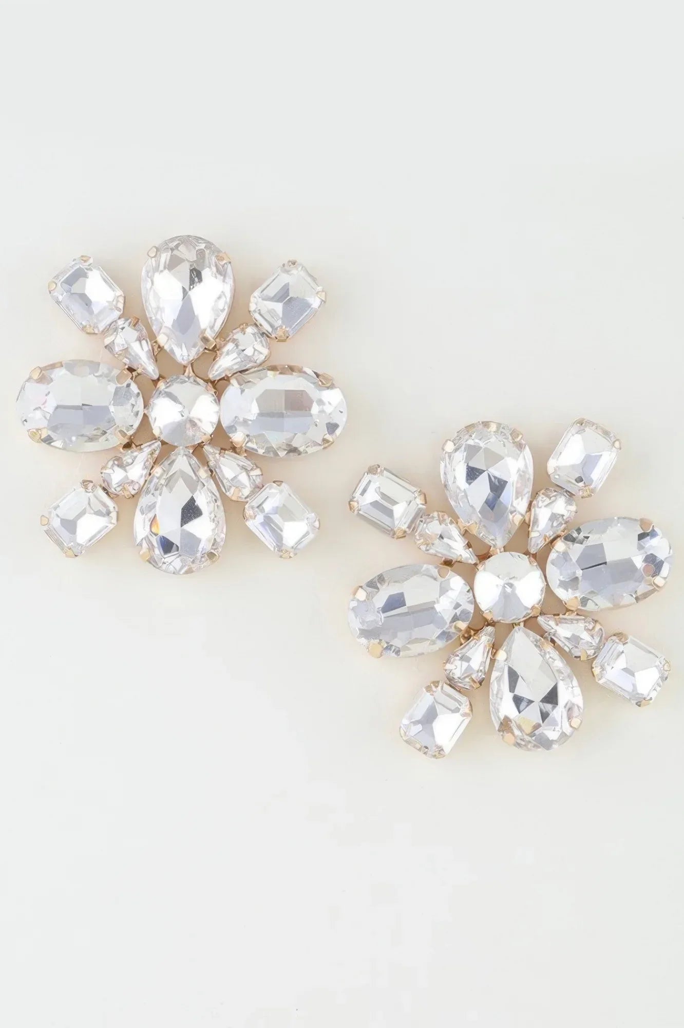 Bejeweled Flower Stud Earrings | Mixtshop LLC